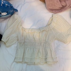 off the shoulder blouse !